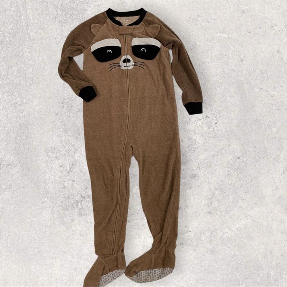 Carter's 4T toddler raccoon onsie